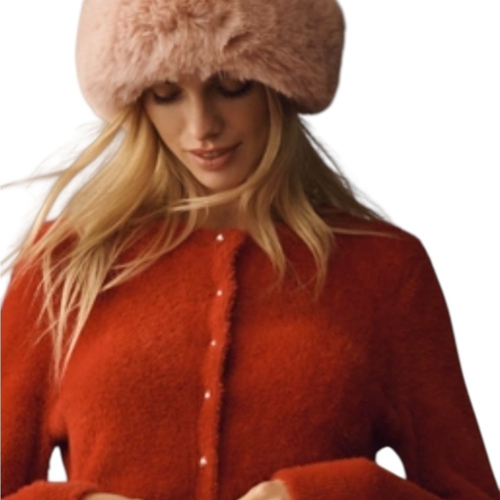 Anthropologie | The Juliet Plush Eyelash Cardigan Sweater | Sz M